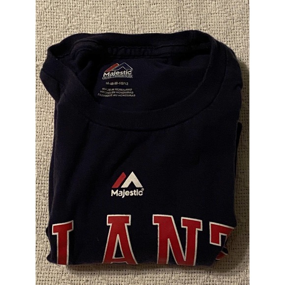 Atlanta Braves Majestic MLB Baseball Tee Shirt Size Boys Medium - Picture 12 of 12